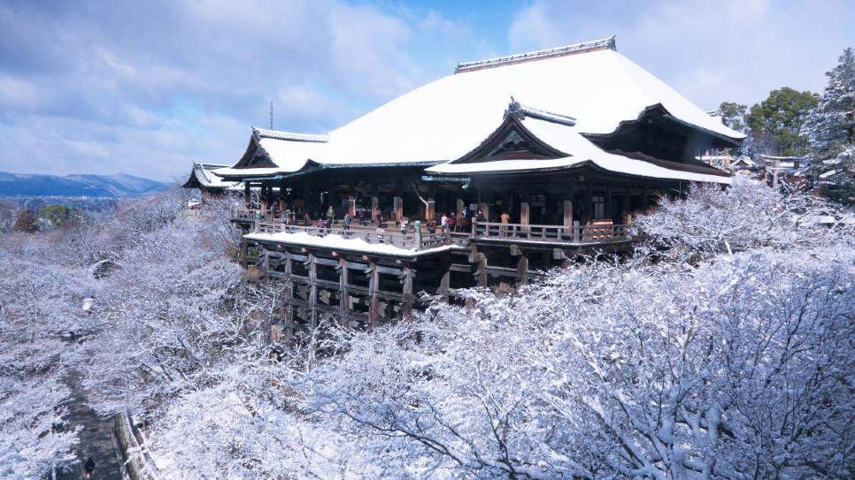 Kiyomizu-dera mùa đông