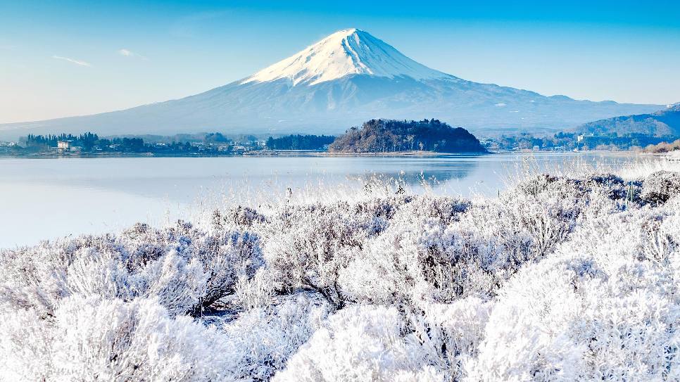 NÚi Phú Sĩ mùa đông