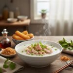 nấu cháo sườn tại nhà