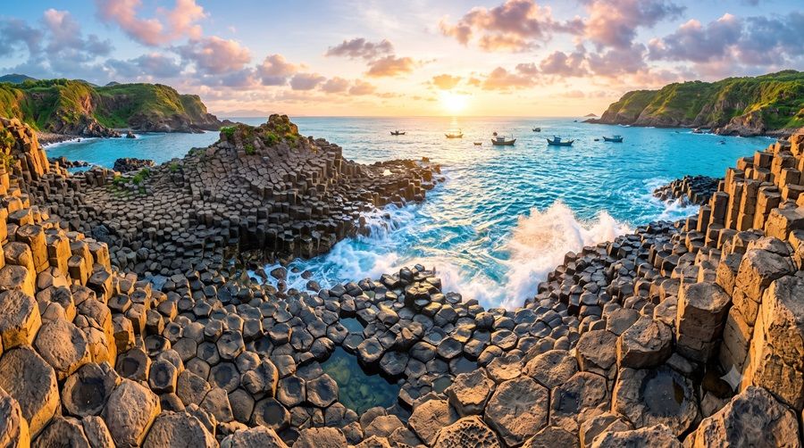 Gành đá đĩa, địa điểm nổi tiếng Phú Yên