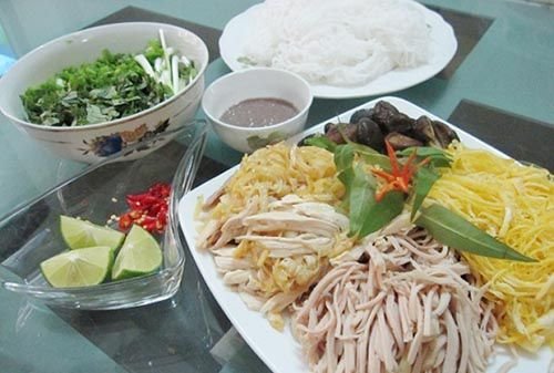 Nguyên liệu nấu bún thang
