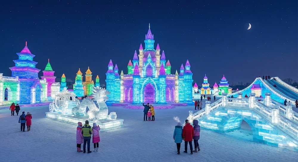 Lễ hội băng đăng Harbin – Thế giới cổ tích giữa đời thực