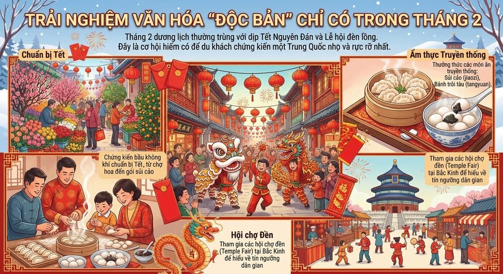 Đón Tết Nguyên Đán (Chunyun) cùng người bản địa