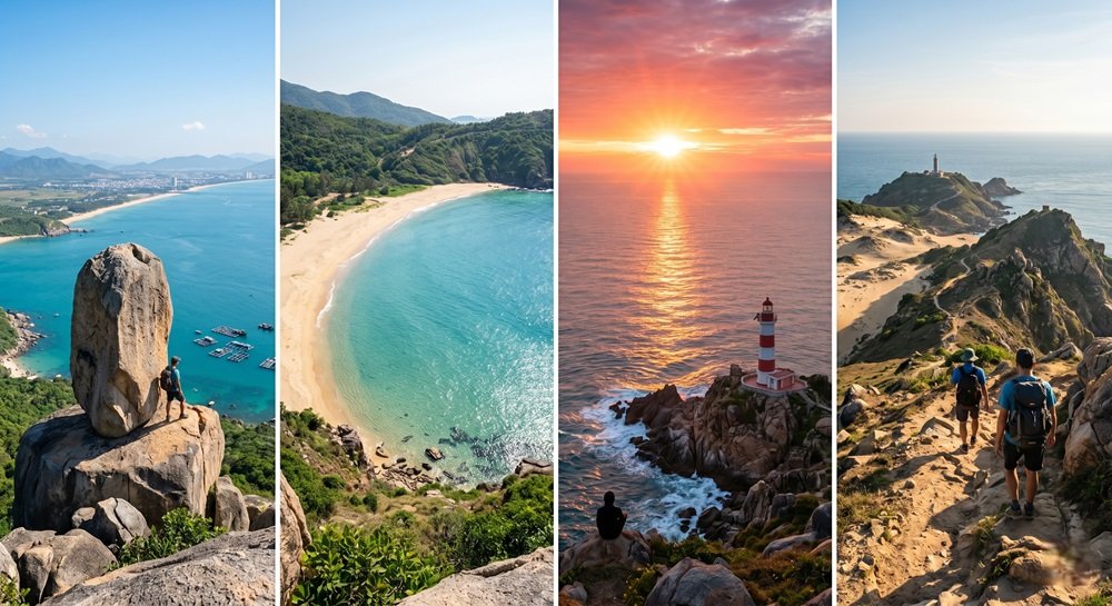 Các danh thắng kết hợp gần Vịnh Vũng Rô