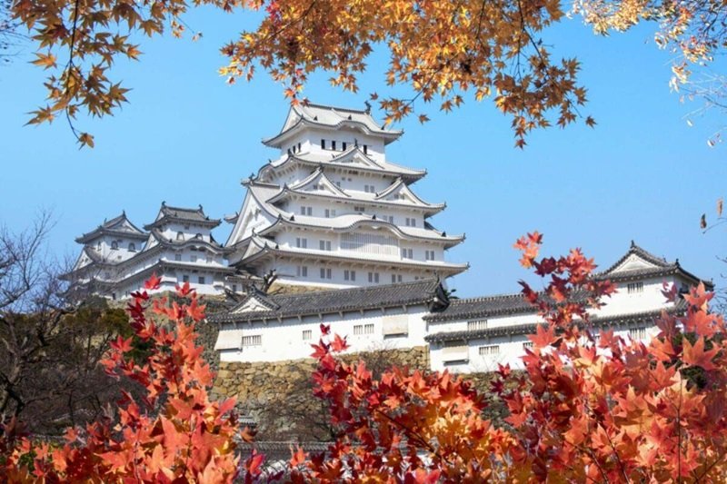 Lâu Đài Himeji mùa thu