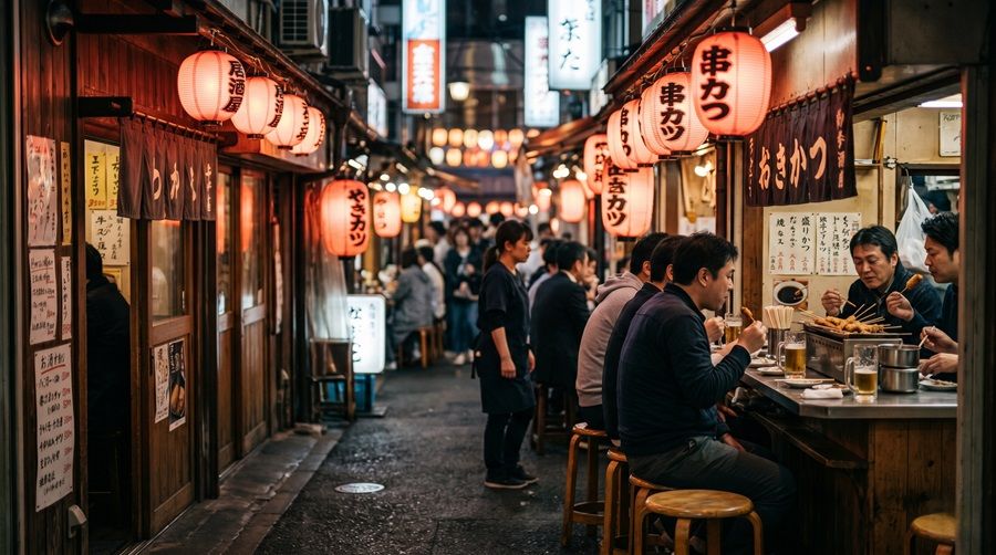"chợ đêm Osaka"