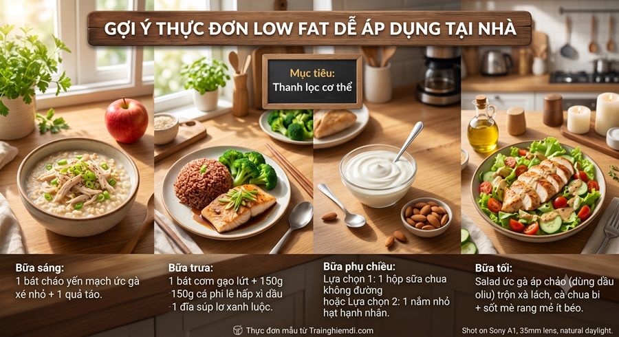 Chế Độ Ăn Low Fat