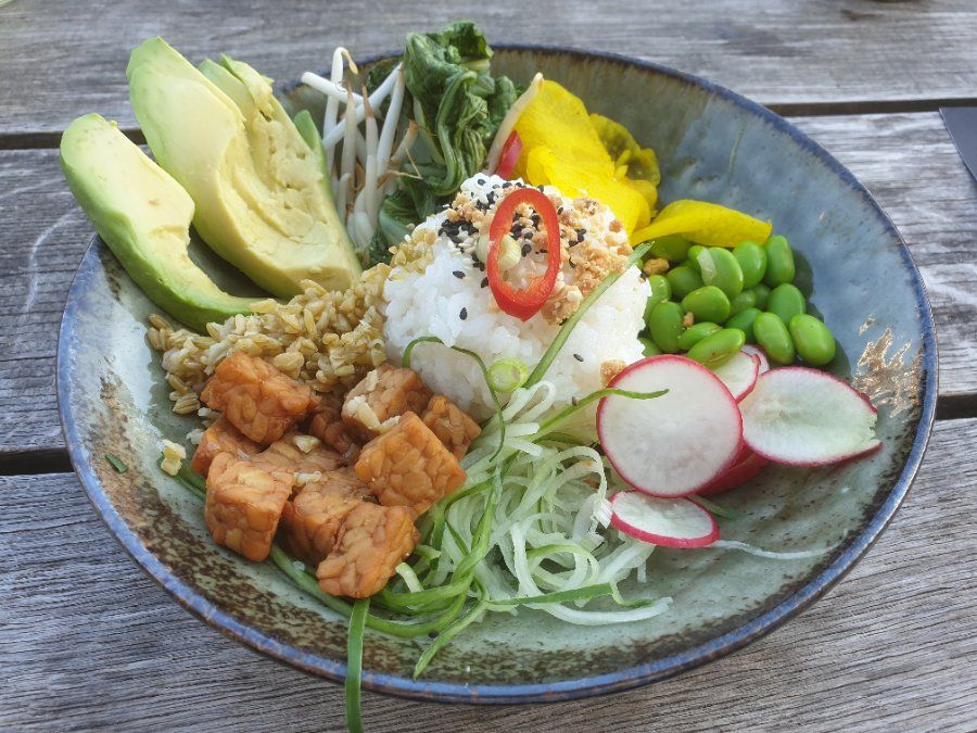 Buddha Bowl thuần chay đầy đủ dinh dưỡng cho người ăn chay giảm cân