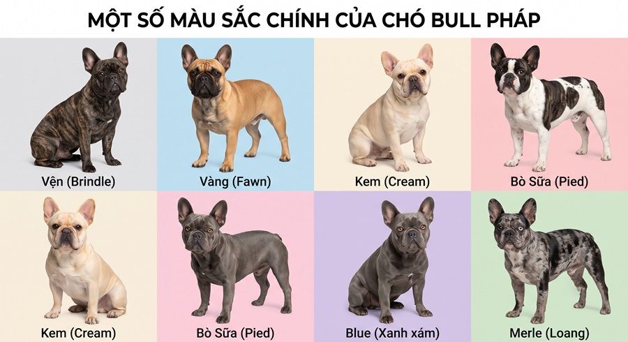 Màu Chó Bull Pháp