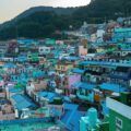 Làng bích họa Gamcheon rực rỡ sắc màu lúc hoàng hôn, Busan