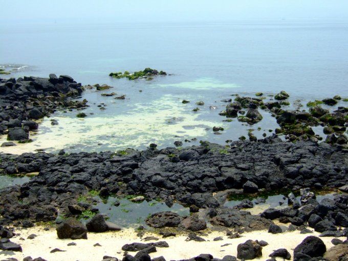 Bãi biển cát san hô trắng Seobinbaeksa nổi tiếng trên đảo Udo, Jeju