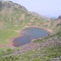 Hồ miệng núi lửa Baengnokdam trên đỉnh núi Hallasan, Jeju