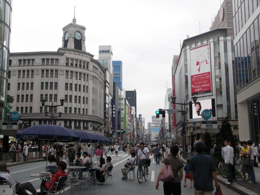 Phố Ginza Tokyo
