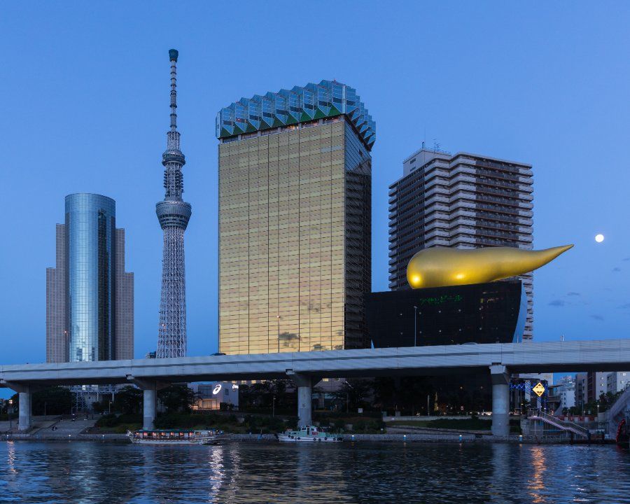 Tháp Tokyo Skytree giờ hoàng hôn