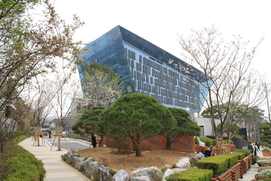 Toàn cảnh khu vực Itaewon-dong, quận Yongsan, Seoul