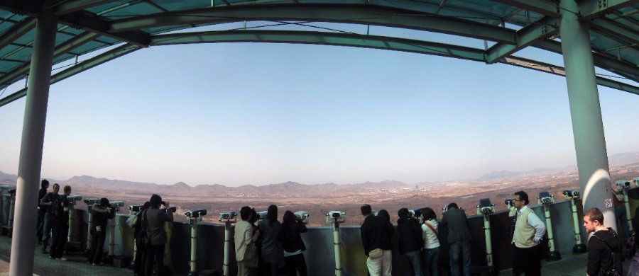 Toàn cảnh Triều Tiên nhìn từ Dora Observatory