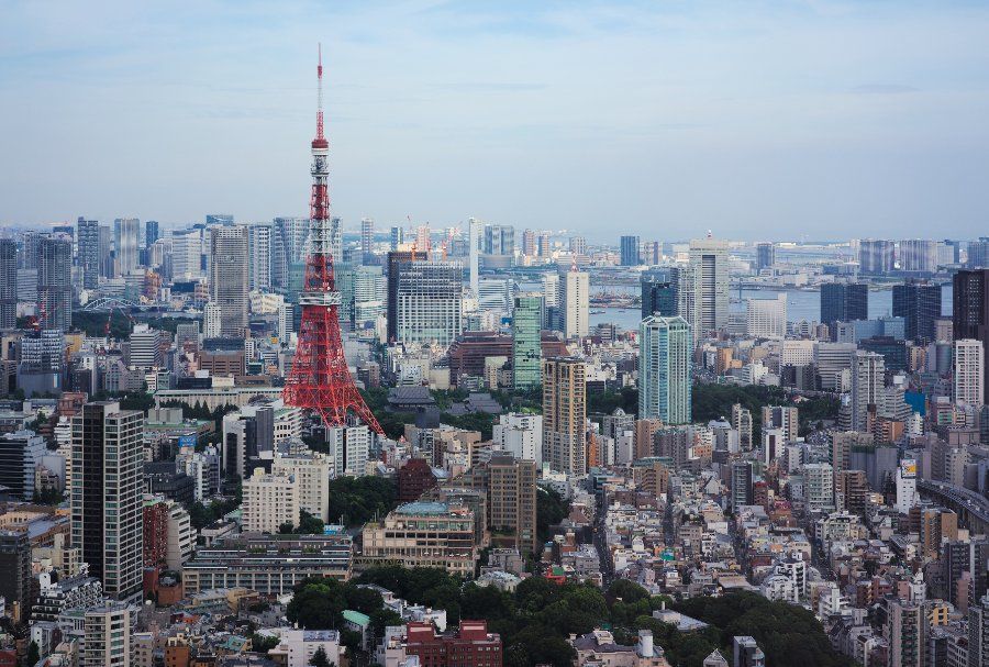 View Tokyo Tower từ Mori Tower Roppongi