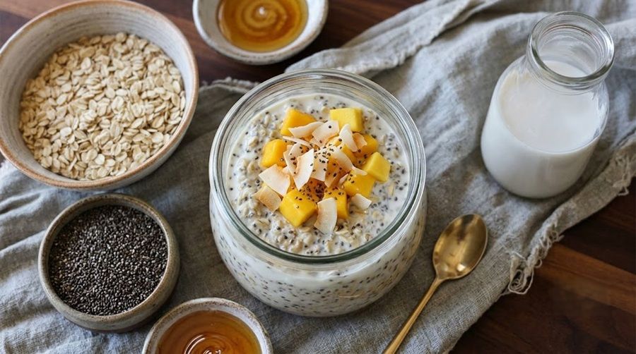 Yến Mạch Ủ Qua Đêm