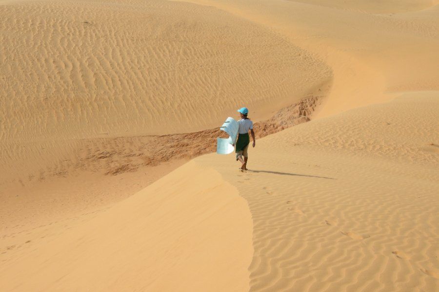Những đụn cát uốn lượn ở Mũi Né Phan Thiết